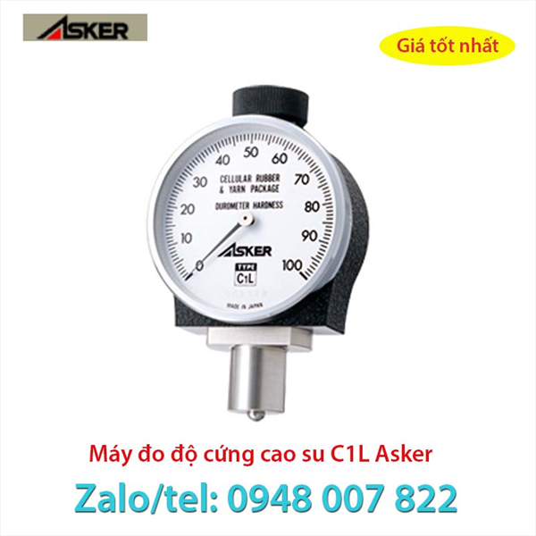 Máy đo độ cứng cao su C1L Asker